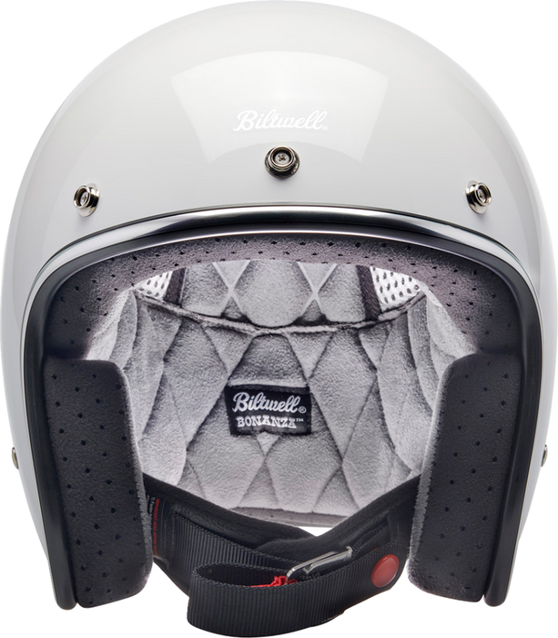 BILTWELL Bonanza Motorcycle Helmet - Gloss White - XL 1001-164-205