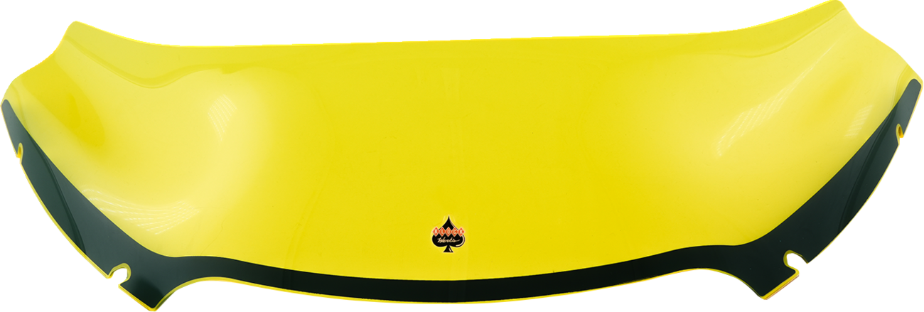 KLOCK WERKS Kolor Flare™ Windshield - 6" - Yellow Ice - FLTR KWW-01-0629