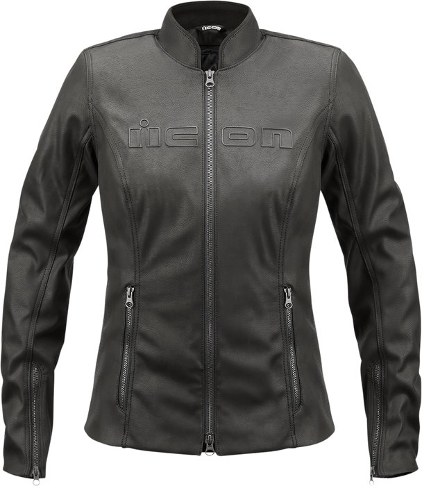 ICON Women's Tuscadero2™ Jacket - Black - US Large 2822-1429