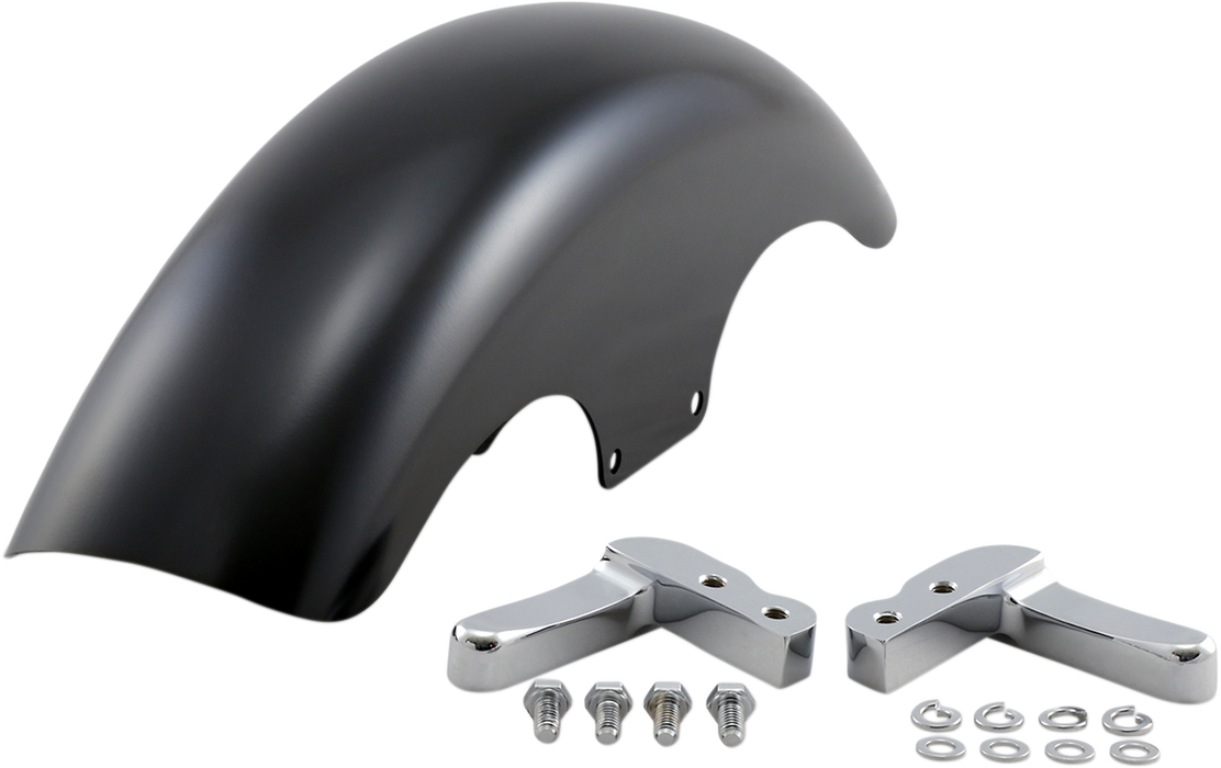 KLOCK WERKS T-Hat Fender Kit - w/ Chrome Blocks - Steel - 19" KWF-03-0019