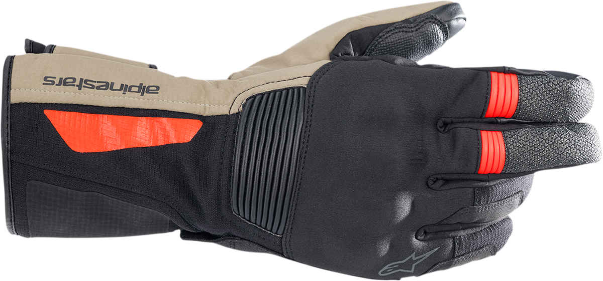 ALPINESTARS Denali Aerogel Drystar® Gloves - Black/Dark Khaki/Fluo Red - XL 3526922-1853-XL