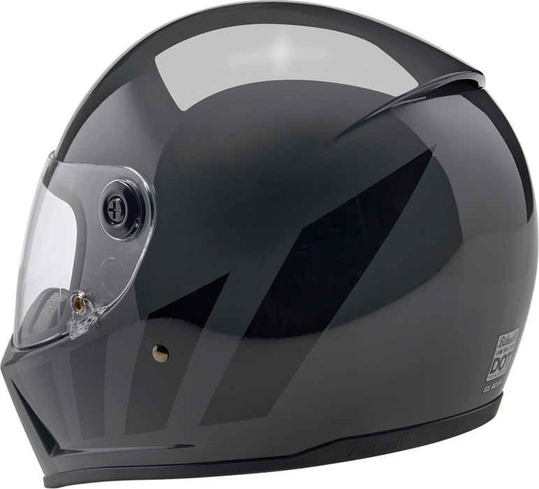 BILTWELL Lane Splitter Helmet - Storm Gray Inertia - Large 1004-569-504