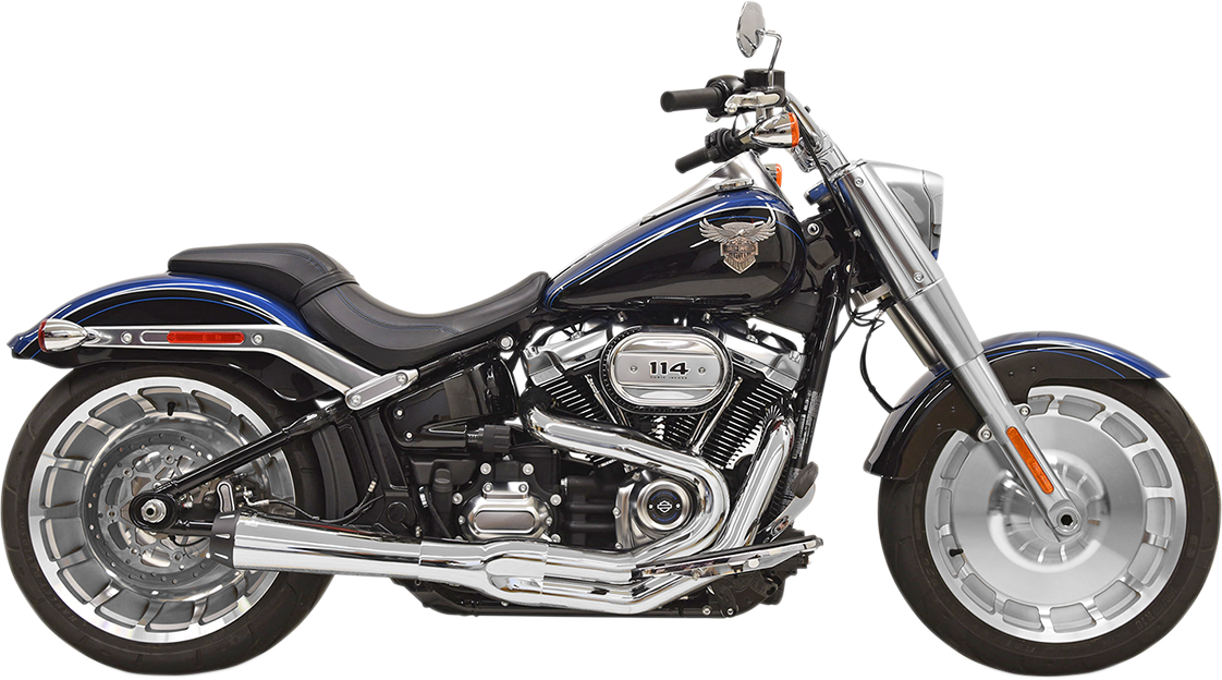 BASSANI XHAUST 2:1 Exhaust - Chrome 1S62R