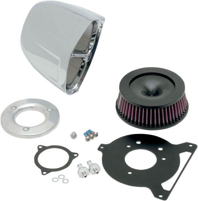 COBRA Powr-Flo Air Filter - Chrome - Dresser 606-0100