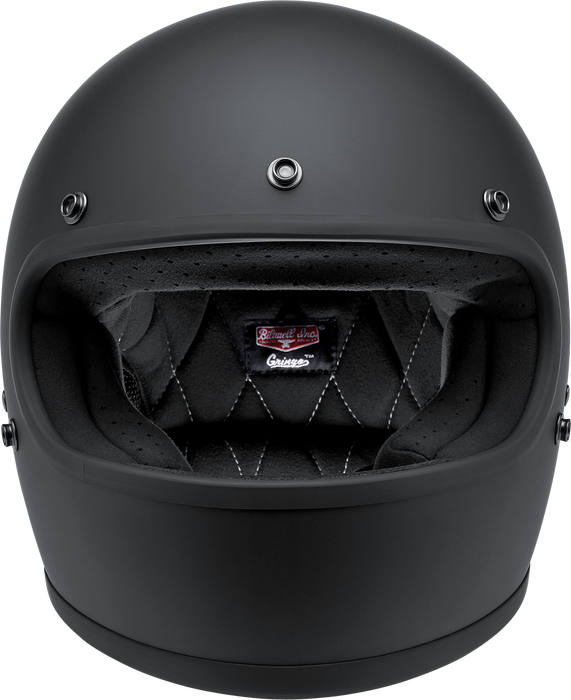 BILTWELL Gringo Motorcycle Helmet - Flat Black - XL 1002-201-105