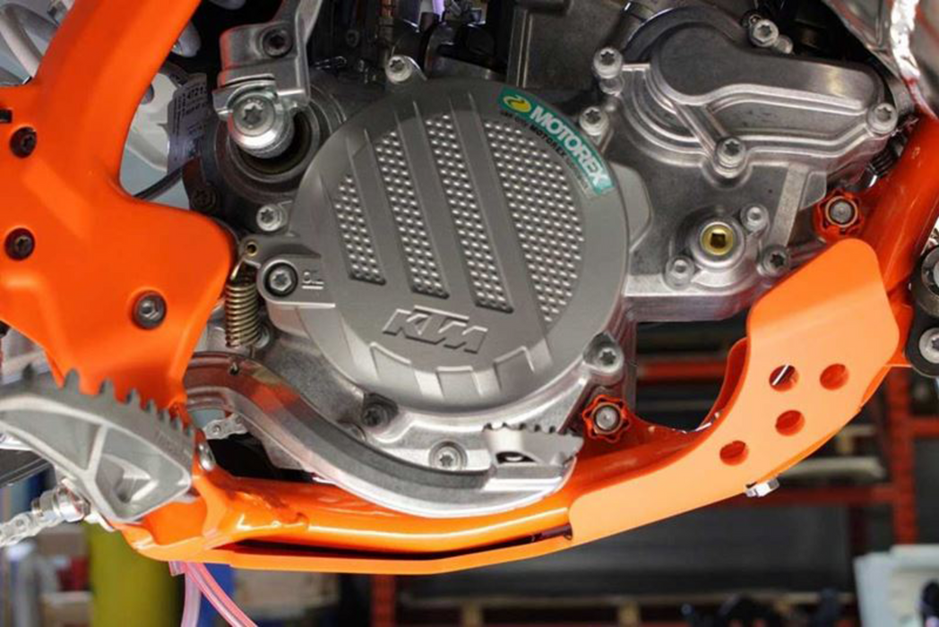 AXP RACING Skid Plate - Orange - KTM SX 85 AX1486