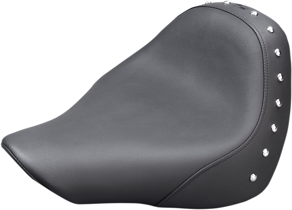 SADDLEMEN Seat - Renegade Solo - Black - Studded 818-27-001