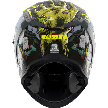 ICON Airform™ Motorcycle Helmet - Dead Serious - Black - Large 0101-17441