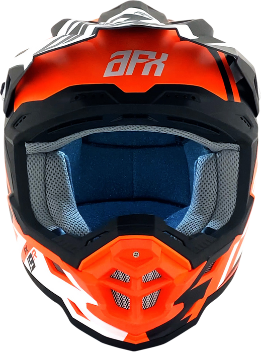 AFX FX-19R Motorcycle Helmet - Racing - Matte Orange - Large 0110-7085