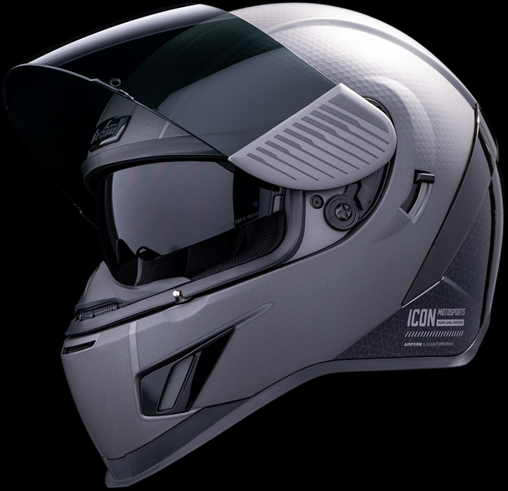 ICON Airform™ Motorcycle Helmet - MIPS® - Counterstrike - Silver - 3XL 0101-15098