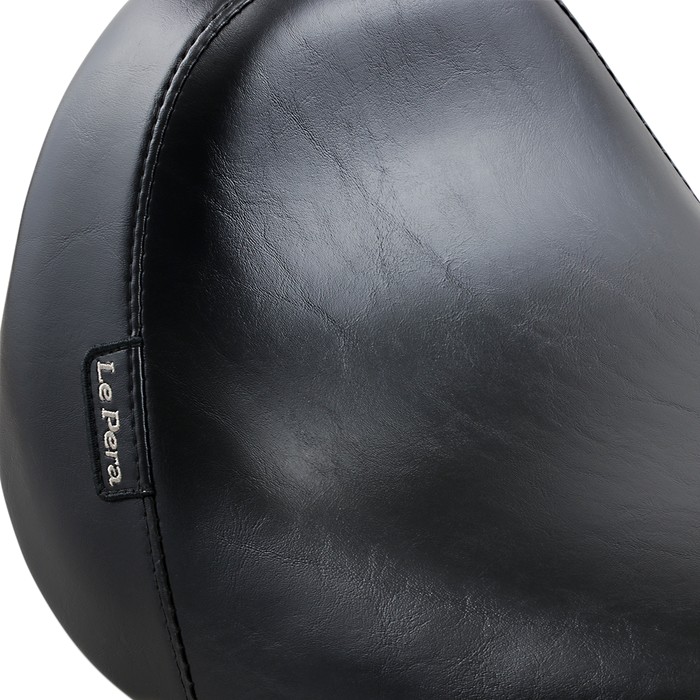 LE PERA Bare Bones Solo Seat - Smooth - Black - FLS LSM-007