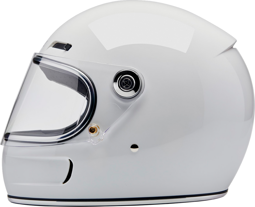 BILTWELL Gringo SV Helmet - Gloss White - Large 1006-104-504