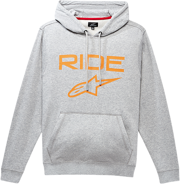 ALPINESTARS Ride 2.0 Hoodie - Gray/Orange - 2XL 11195100011412X