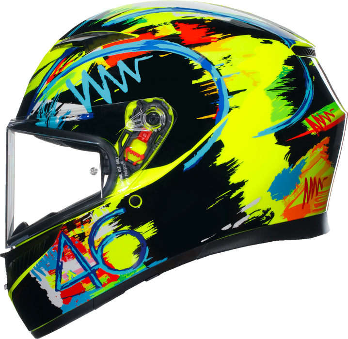 AGV K3 Motorcycle Helmet - Rossi Winter Test 2019 - 2XL 21183810040032X