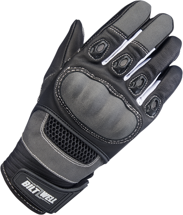 BILTWELL Bridgeport Gloves - Gray - Medium 1509-1101-303