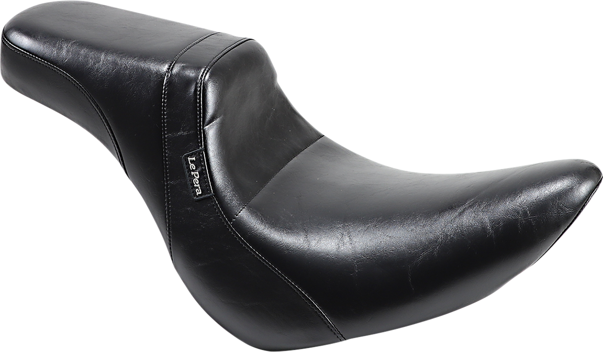 LE PERA Daytona 2-Up Seat - Without Backrest - Smooth - Black - FLFB LYO-543S