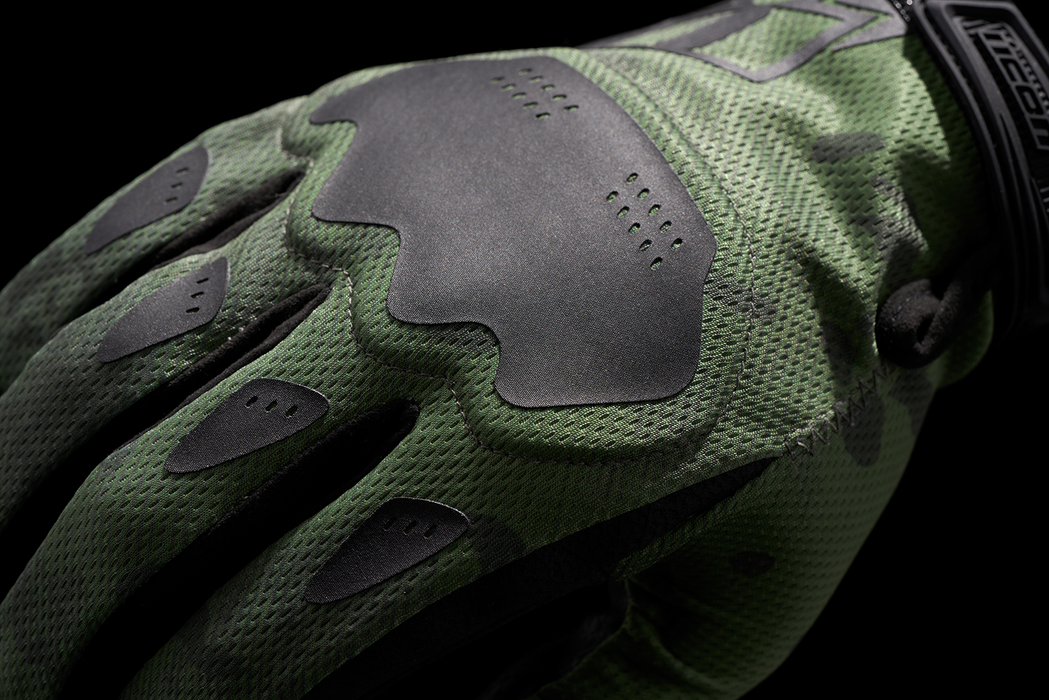 ICON Hooligan™ CE Gloves - Green Camo - Small 3301-4402