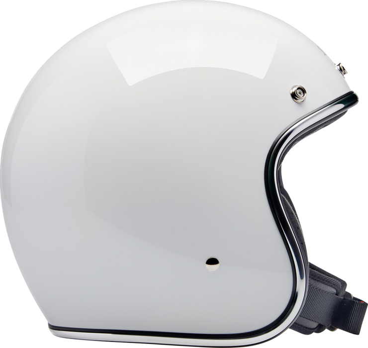 BILTWELL Bonanza Helmet - Gloss White - XS 1001-164-201