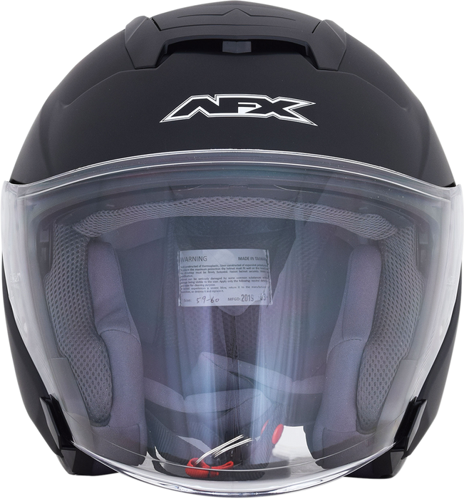 AFX FX-60 Motorcycle Helmet - Matte Black - Small 0104-2555