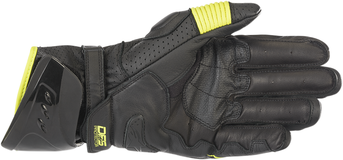 ALPINESTARS GP Pro R3 Gloves - Black/Fluo Yellow - 3XL 3556719-155-3XL