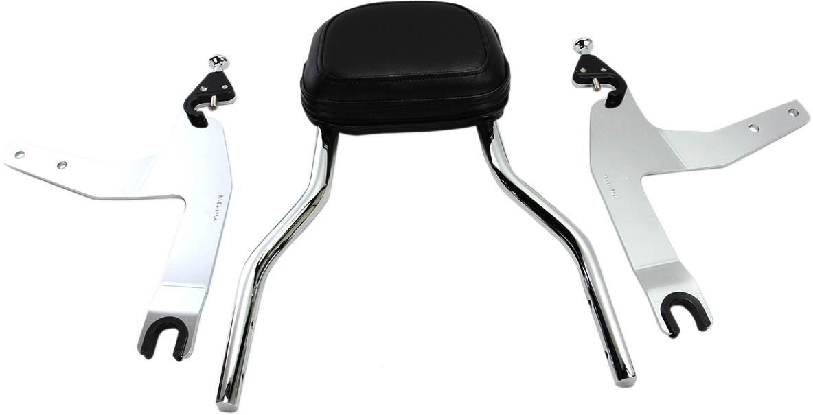 COBRA Backrest Kit - 14" - Chrome - Softail 602-2002