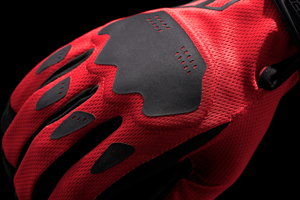 ICON Hooligan™ CE Motorcycle Gloves - Red - XL 3301-4387