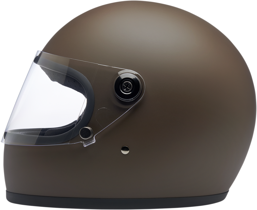 BILTWELL Gringo S Motorcycle Helmet - Flat Chocolate - XS 1003-252-101