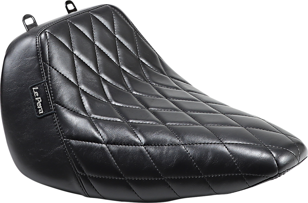 LE PERA Bare Bones Solo Seat - Diamond Stitch - Black - FLFB LYO-007DM