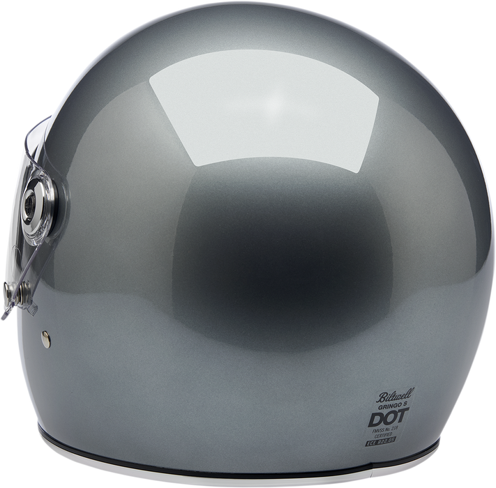 BILTWELL Gringo S Motorcycle Helmet - Metallic Sterling - XS 1003-340-101