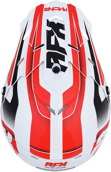 AFX FX-17 Helmet - Force - Pearl White/Red - Large 0110-5246