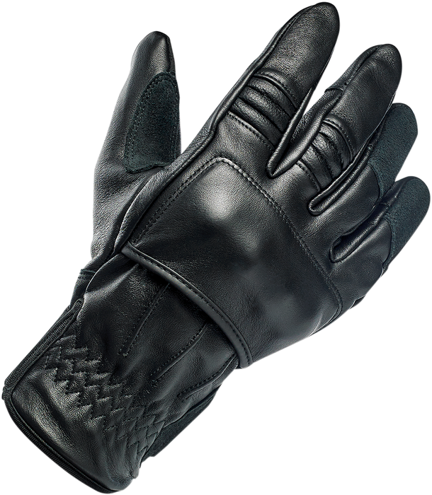 BILTWELL Belden Gloves - Black - Large 1505-0101-304