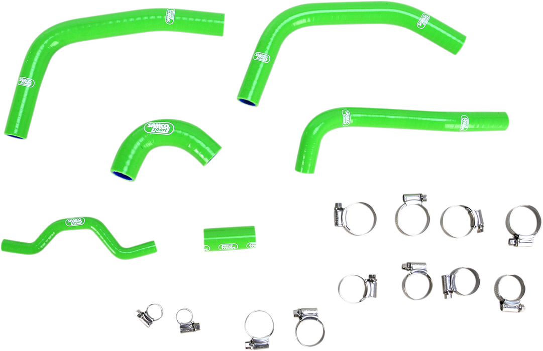 MOOSE RACING Radiator Hose Kit - Green - Kawasaki TCSKAW-58-GR