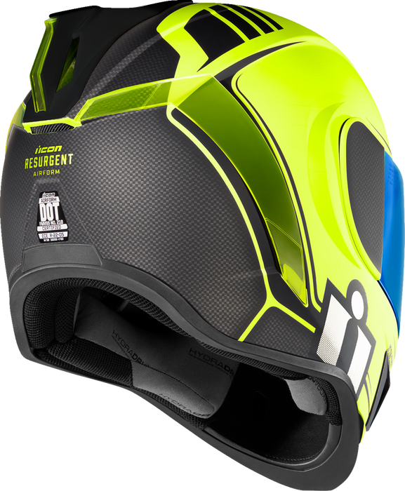 ICON Airform™ Motorcycle Helmet - Resurgent - Hi-Viz - XS 0101-14755