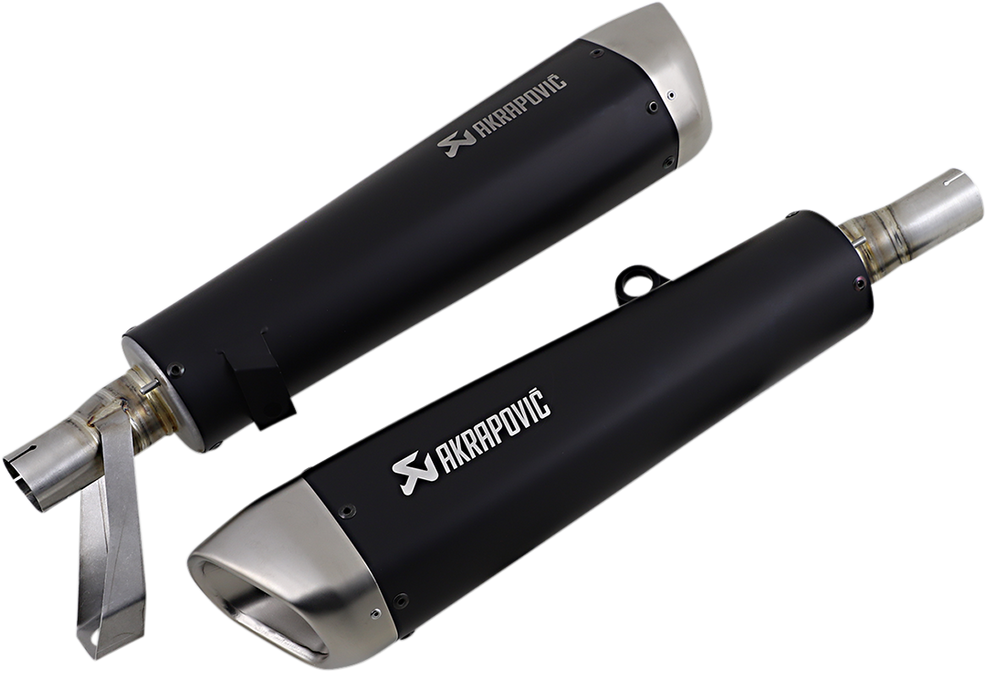 AKRAPOVIC Street Twin Mufflers - Titanium S-T9SO2-HCQTBL 1811-3993