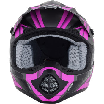 AFX FX-17 Helmet - Force - Frost Gray/Fuchsia - XS 0110-5208