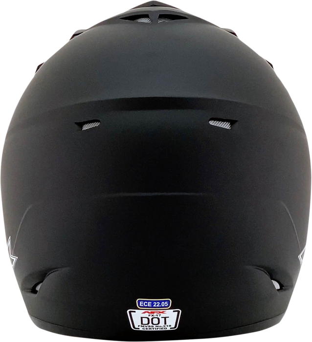 AFX FX-17Y Motorcycle Helmet - Matte Black - Large 0111-0547