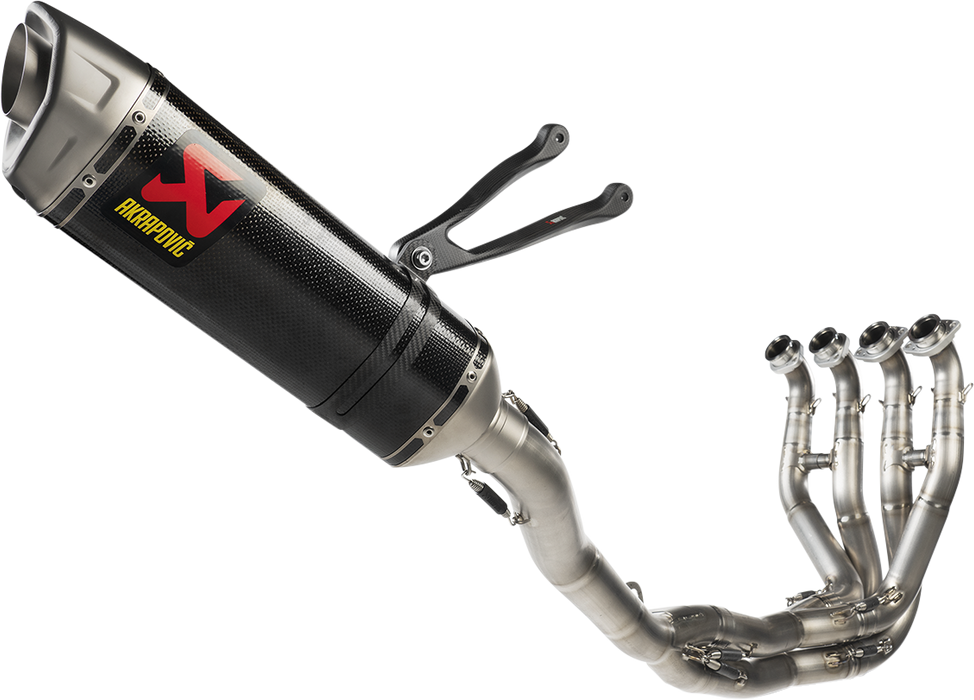 Akrapovic Exhaust Kawasaki ZX10R 2021-2024 Evolution Full System in Carbon Fiber S-K10E10-RC