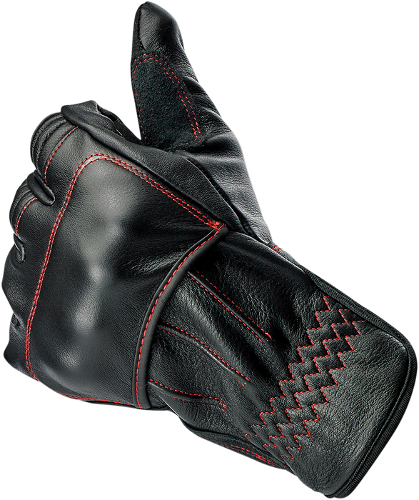 BILTWELL Belden Gloves - Redline - Small 1505-0108-302