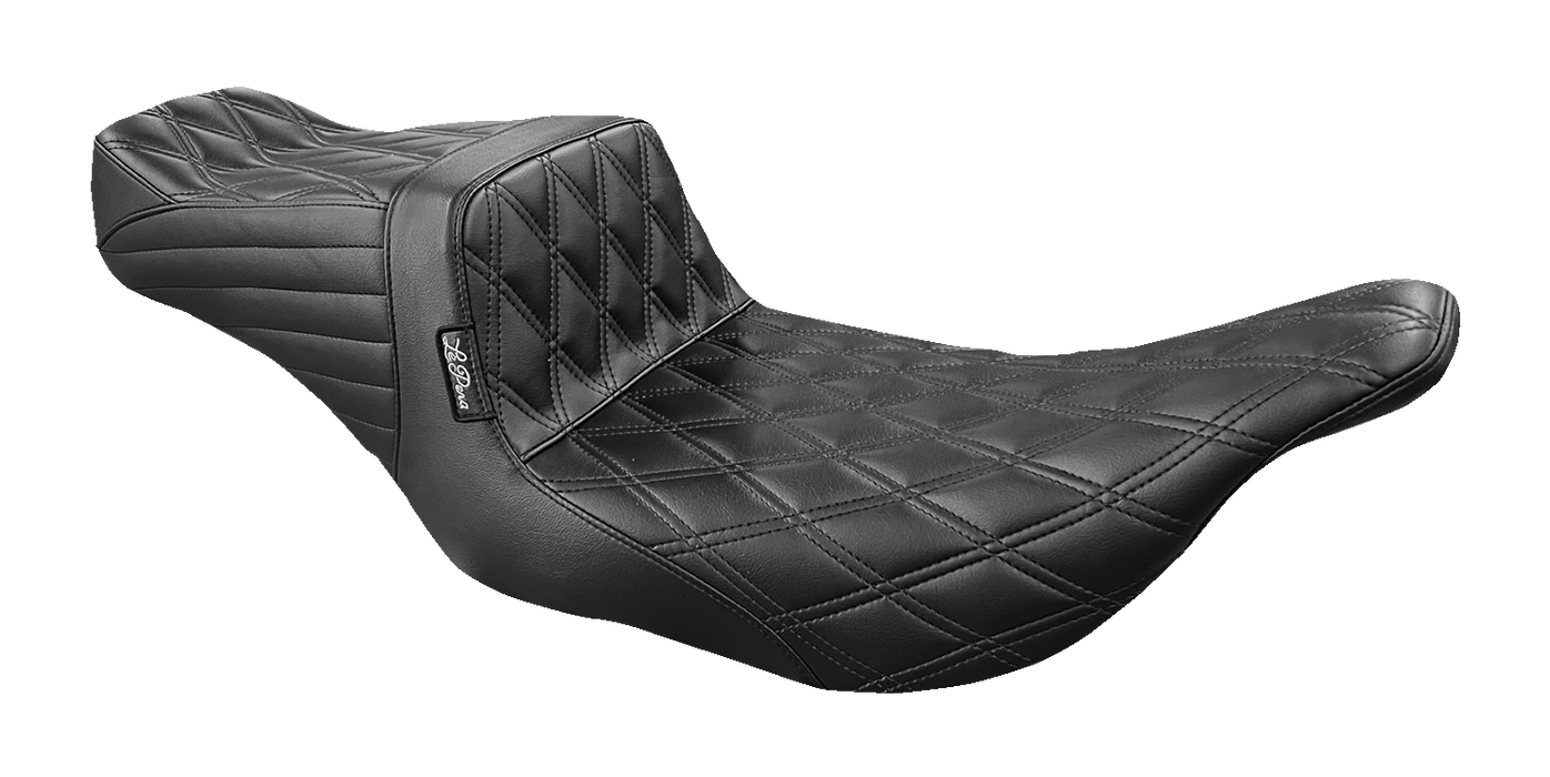 LE PERA Tailwhip Seat - Double Diamond - Black - FL '97-'07 LH-587DD