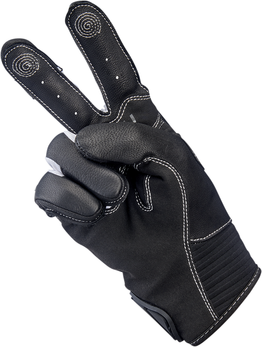 BILTWELL Bridgeport Gloves - Gray - Small 1509-1101-302