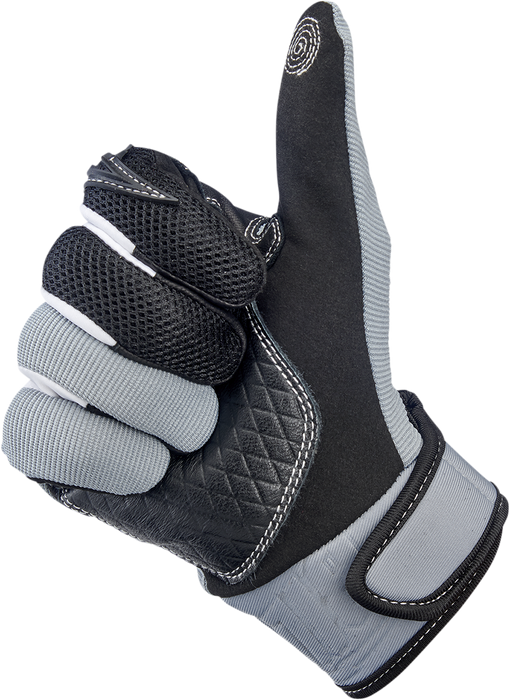 BILTWELL Baja Gloves - Gray - Medium 1508-1101-303