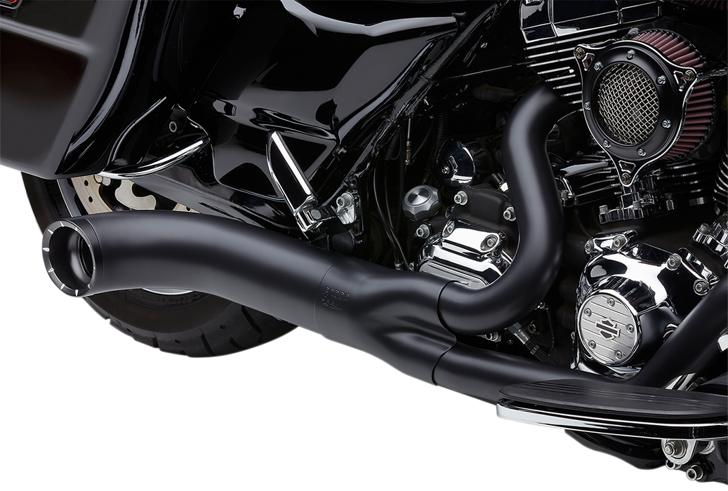 COBRA Turn Out 2-into-1 Exhaust System - Black 6270B-1