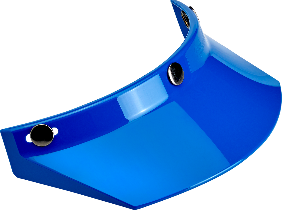 BILTWELL Moto 3-Snap Visor - Blue 2002-564