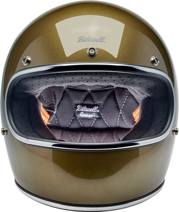 BILTWELL Gringo Motorcycle Helmet - Ugly Gold - XS 1002-363-501