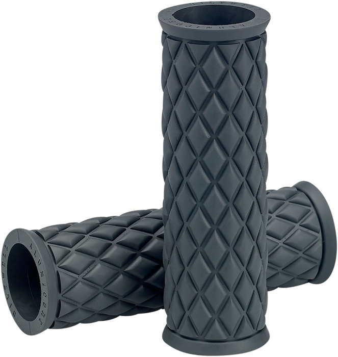 BILTWELL Grips - Alumicore - Replacement - Gray 6706-0501