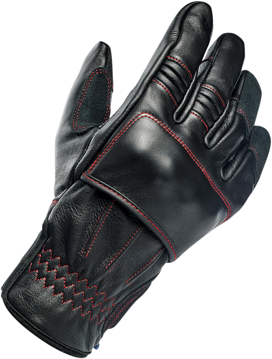 BILTWELL Belden Gloves - Redline - Large 1505-0108-304