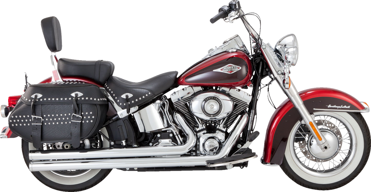 VANCE & HINES Big Shots Long Exhaust System - Chrome 17323