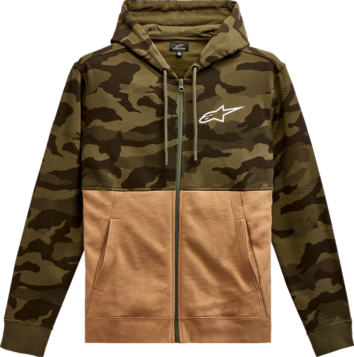 ALPINESTARS Camo Block Hoodie - Military/Sand - XL 1213510506923XL