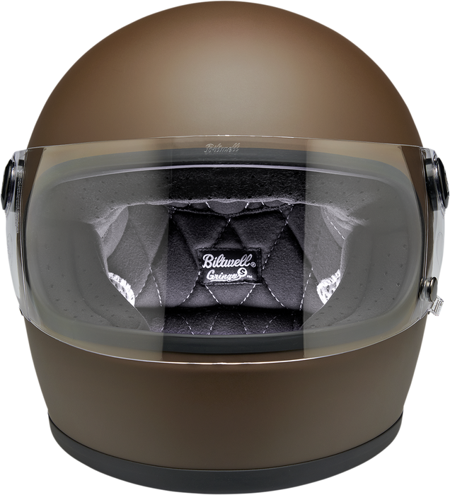 BILTWELL Gringo S Motorcycle Helmet - Flat Chocolate - XS 1003-252-101