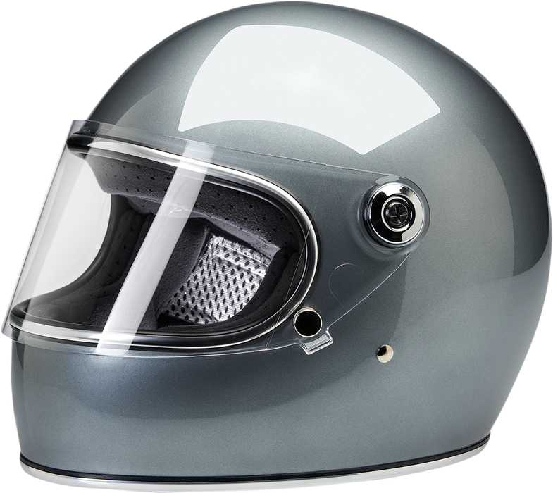 BILTWELL Gringo S Motorcycle Helmet - Metallic Sterling - XS 1003-340-101